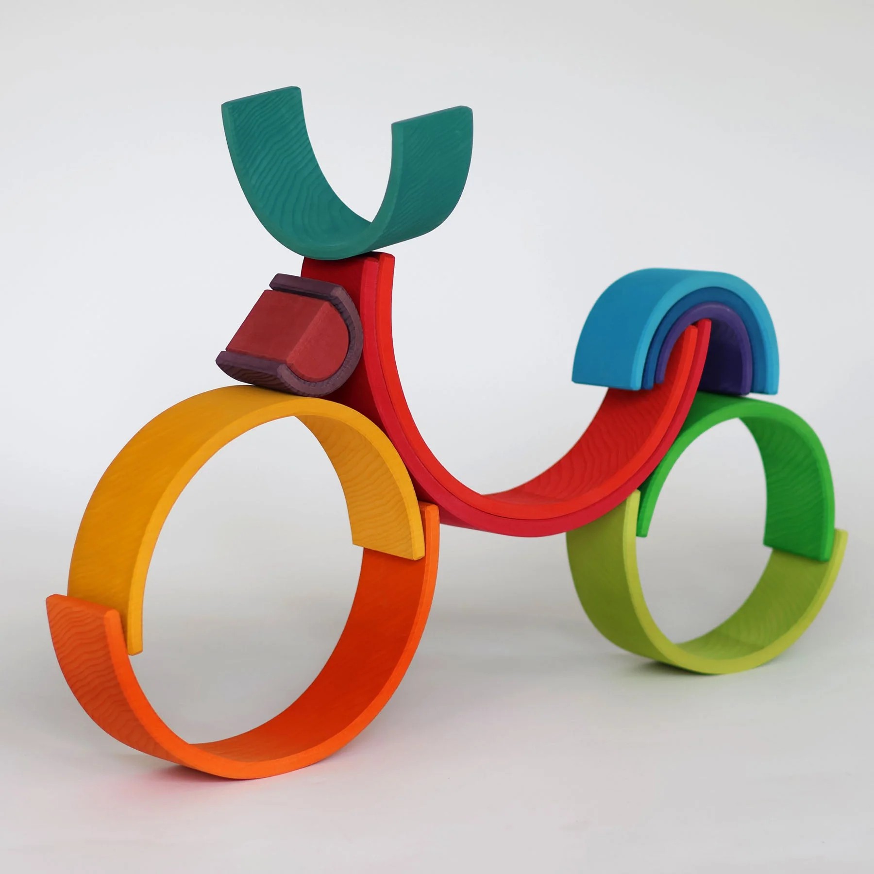 Creatieve bouwwerken met Grimm's regenboog